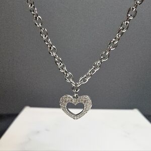 Swarovski Crystal Heart Pendant Necklace
